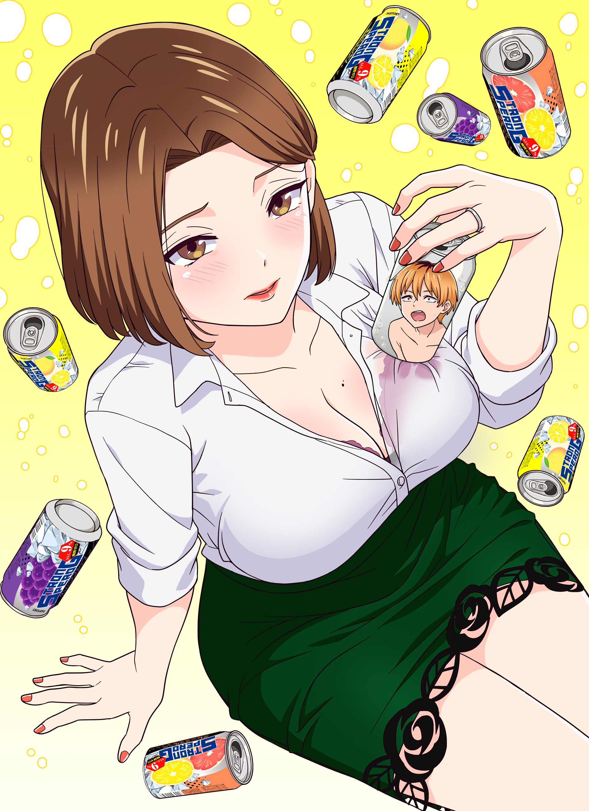 TVアニメ「人妻の唇は缶チューハイの味がして」公式サイト _ キービジュアル第2弾